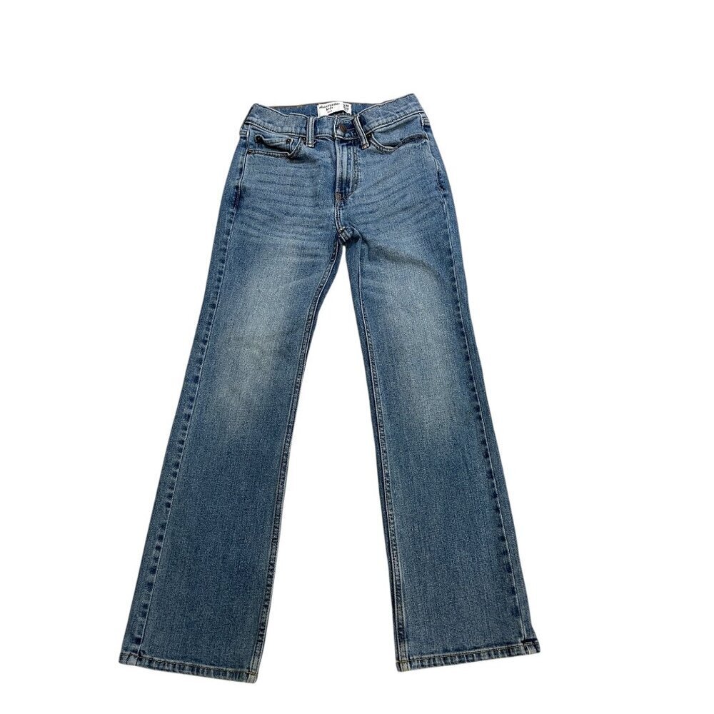 Abercrombie Kids Boot Straight Leg Blue Denim Jeans Boys Size 11/12